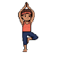 ZEN DUDE — pixel yogi